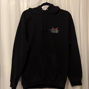 Just Hoods Sea of Thieves Black Fleece Hoodie Size L